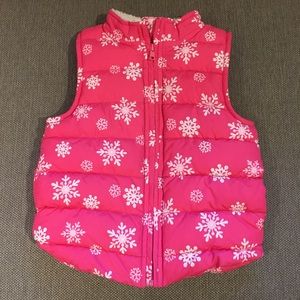 Girls puffer vest Sz small